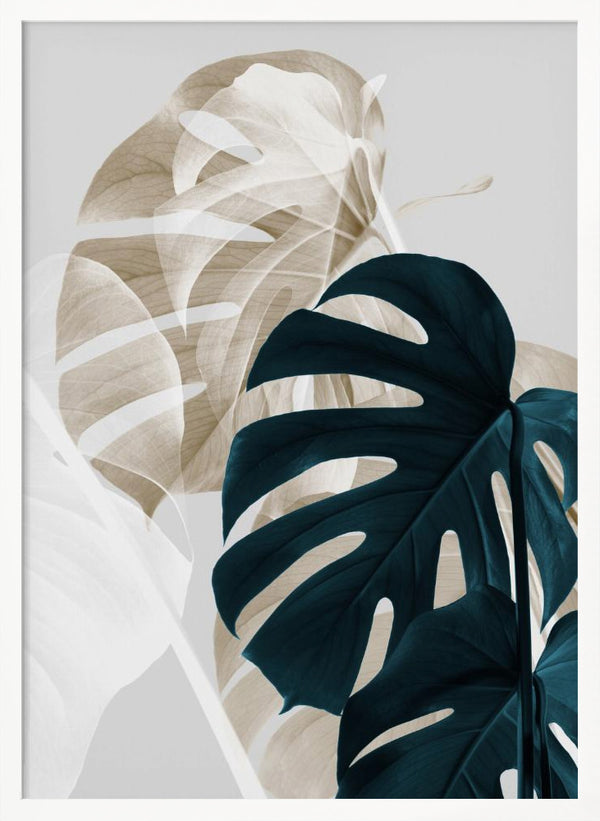 Tablou înramat „Monstera Creative 05” de Pictufy Studio III