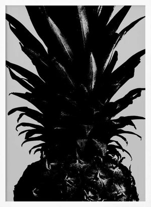 Tablou înramat „Pineapple bw” de Pictufy Studio III
