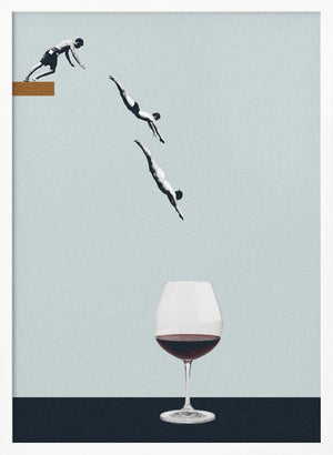 Tablou înramat „Your best friends forget you get old” de Maarten Léon