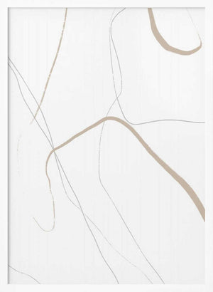 Tablou înramat „Subtle Flow Lines” de uplusmestudio