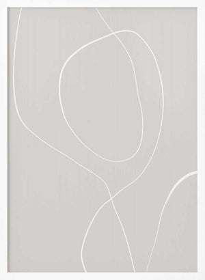 Tablou înramat „Flowing Lines Harmony” de uplusmestudio