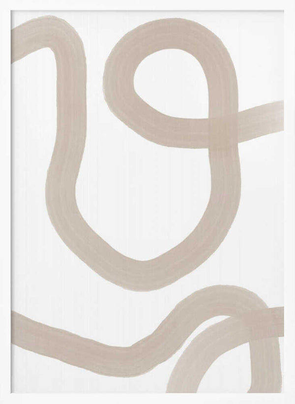 Tablou înramat „Gentle Serpentine Path” de uplusmestudio