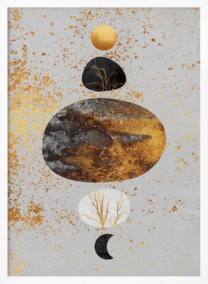 Tablou înramat „Sun And Moon” de Elisabeth Fredriksson