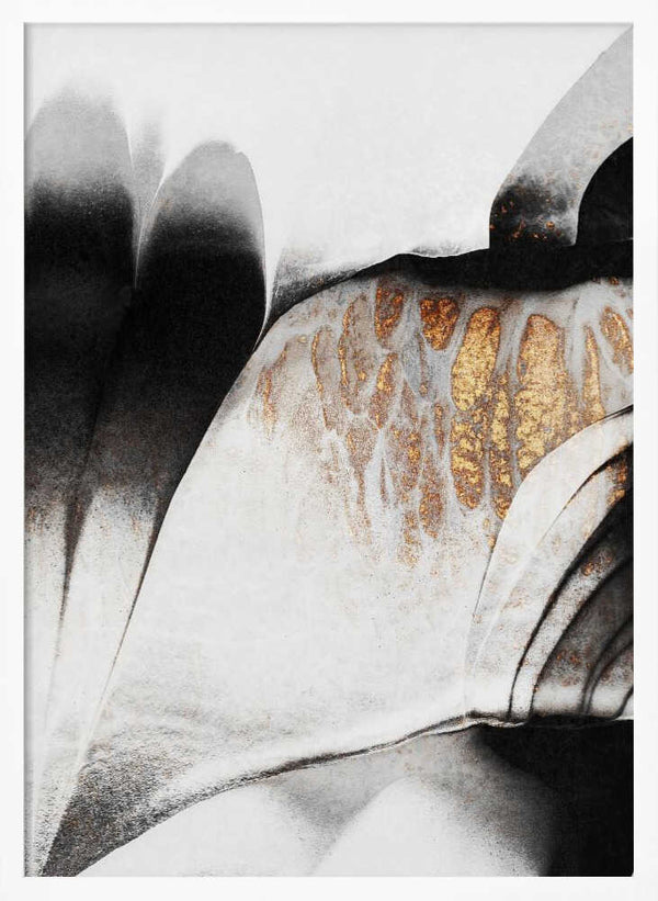 Tablou înramat „Gold Veins” de Elisabeth Fredriksson