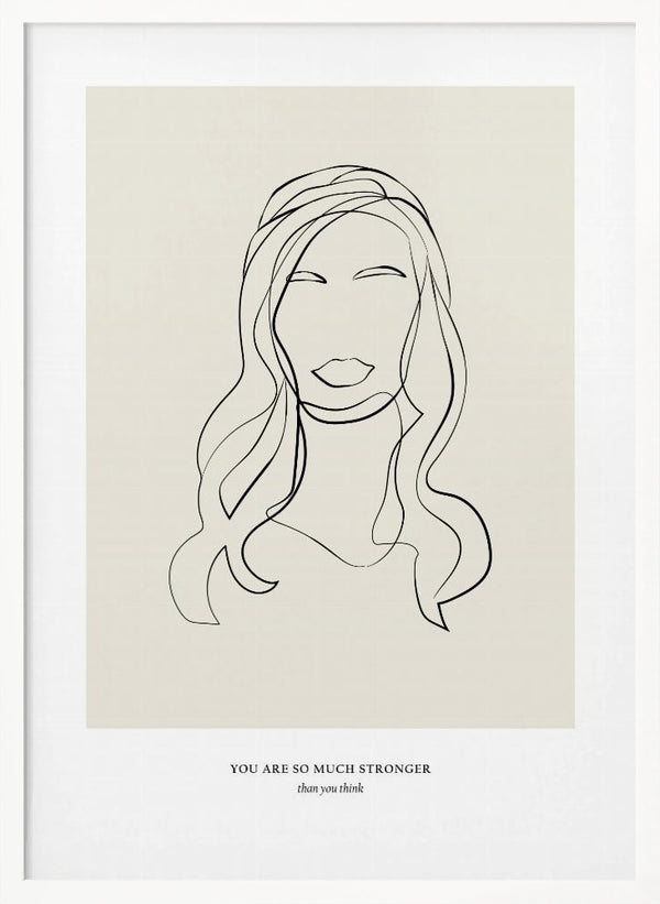 Tablou înramat „Modern Line Art” de NKTN