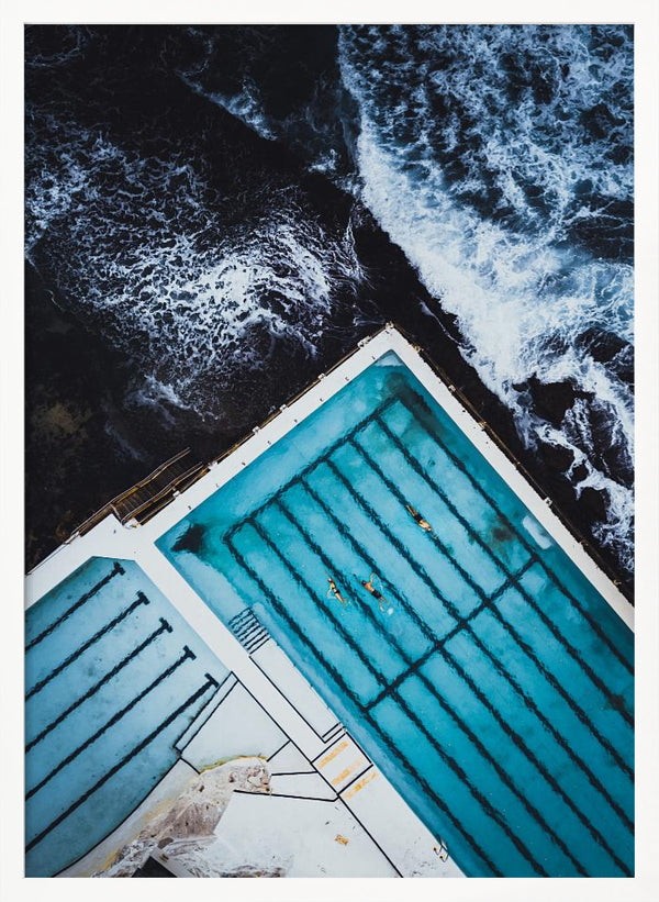 Tablou înramat „Most famous ocean pool in Australia” de Asad Sarfraz