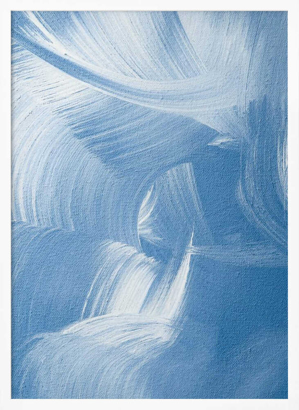 Tablou înramat „Acrylic Waves” de uplusmestudio