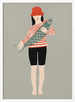 Tablou înramat „My fish” de Jota de jai