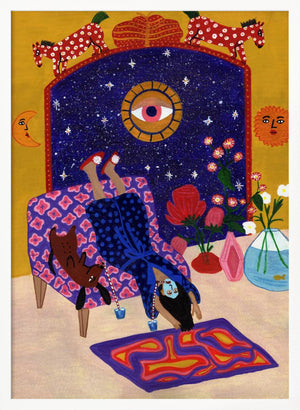 Tablou înramat „Day off from office” de Jota de jai