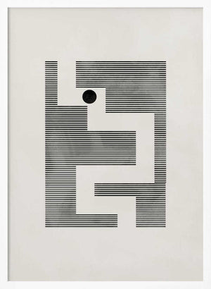 Tablou înramat „Minimalist maze” de Pictufy Studio II
