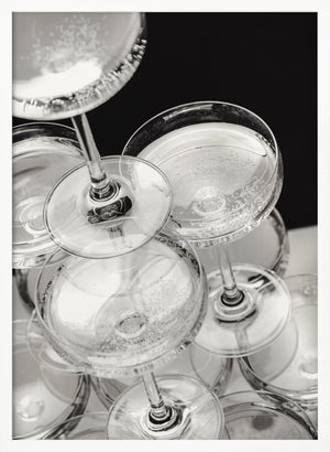 Tablou înramat „Champagne tower_5” de Pictufy Studio III