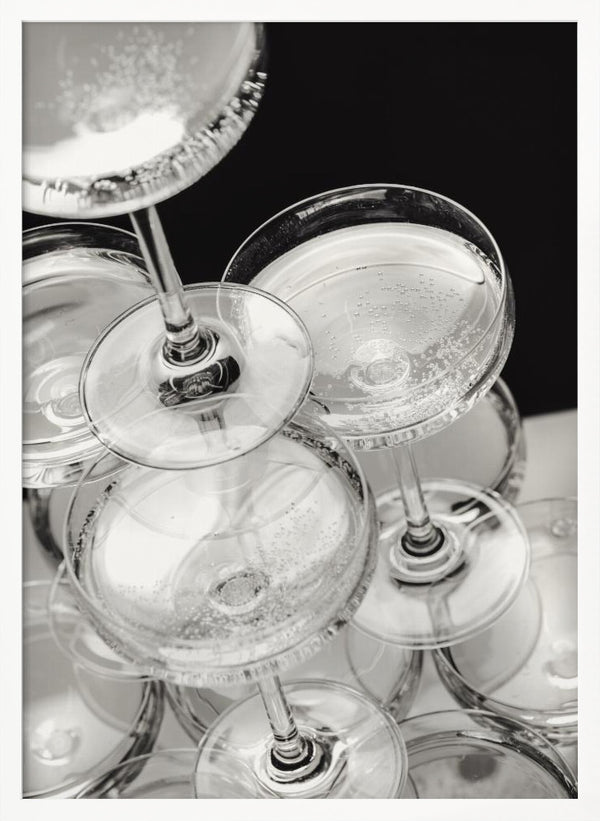 Tablou înramat „Champagne tower_5” de Pictufy Studio III