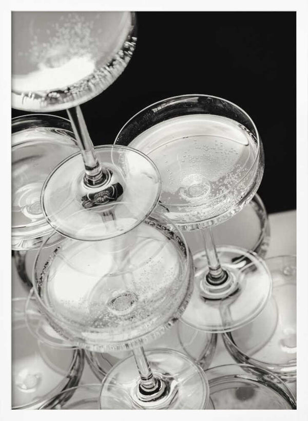 Tablou înramat „Champagne tower_5” de Pictufy Studio III