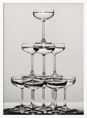Tablou înramat „Champagne tower_6” de Pictufy Studio III