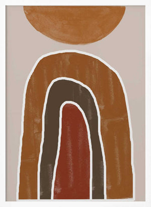 Tablou înramat „Earthy Arches” de THE MIUUS STUDIO