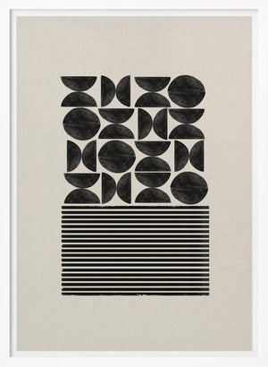 Tablou înramat „Geometric Balance” de THE MIUUS STUDIO