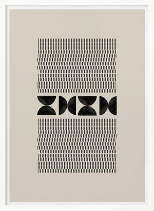 Tablou înramat „Geometric Harmony” de THE MIUUS STUDIO