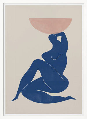 Tablou înramat „Harmony in Blue” de THE MIUUS STUDIO