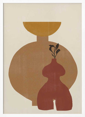 Tablou înramat „Vase No10.” de THE MIUUS STUDIO