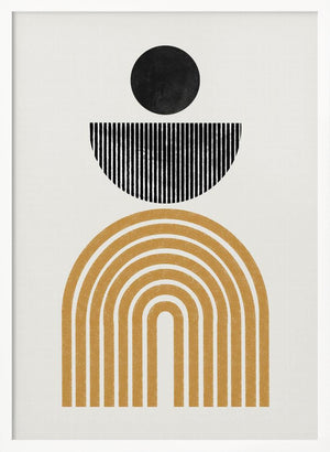 Tablou înramat „Geometric Harmony” de THE MIUUS STUDIO