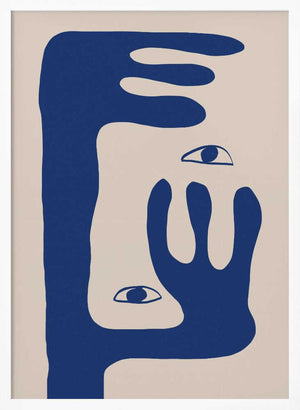 Tablou înramat „Abstract Face No1.” de THE MIUUS STUDIO