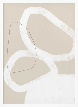 Tablou înramat „Intertwined Organic Shapes” de uplusmestudio