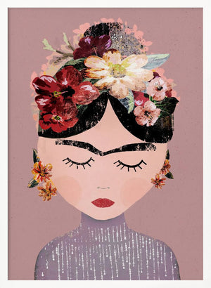 Tablou înramat „Floral Serenity” de Treechild