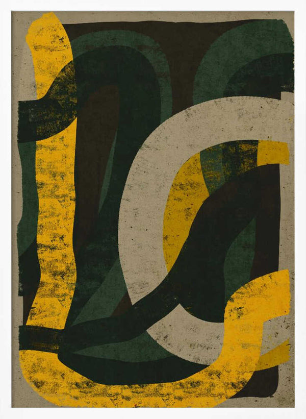 Tablou înramat „Winding Rhythms” de Treechild