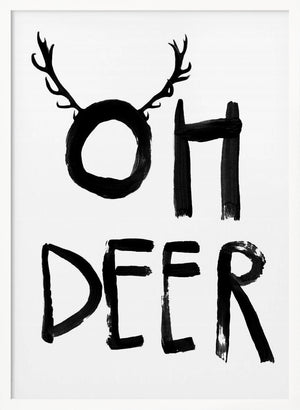 Tablou înramat „Antler Whimsy” de Treechild