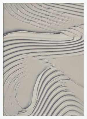 Tablou înramat „Mud Texture 14 Beige” de Pictufy Studio III
