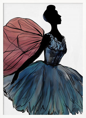 Tablou înramat „Winged Dancer” de Ruth Day