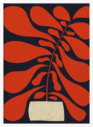 Tablou înramat „Lazy Plant #1” de Alisa Galitsyna
