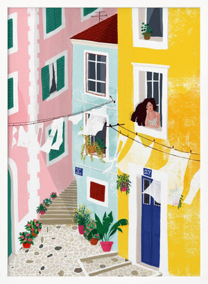 Tablou înramat „Chillin” de Maja Tomljanovic