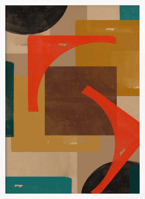 Tablou înramat „Geometric Melody” de THE MIUUS STUDIO