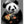 Tablou înramat „panda loves pizza” de Adam Lawless