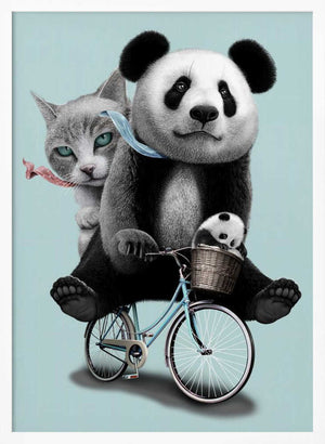 Tablou înramat „best friends go riding” de Adam Lawless