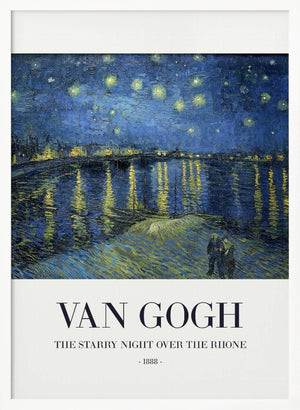 Tablou înramat „The Starry Night Over The Rhone” de Vincent Van Gogh