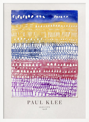 Tablou înramat „Old City” de Paul Klee