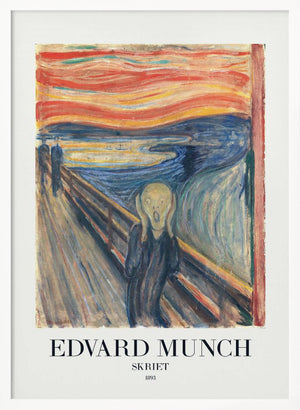 Tablou înramat „Skriet (The Scream)” de Edvard Munch