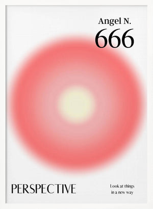 Tablou înramat „Angel Number 666” de Amélie