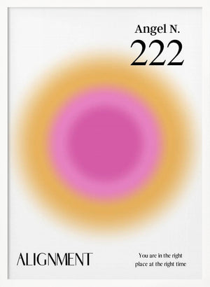 Tablou înramat „Angel Number 222” de Amélie