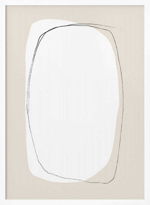 Tablou înramat „Layered Oval Shapes” de uplusmestudio