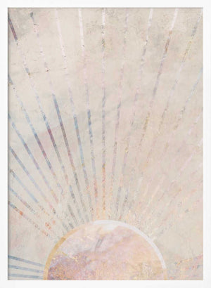 Tablou înramat „Morning Boho Sun Rays” de Sarah Manovski