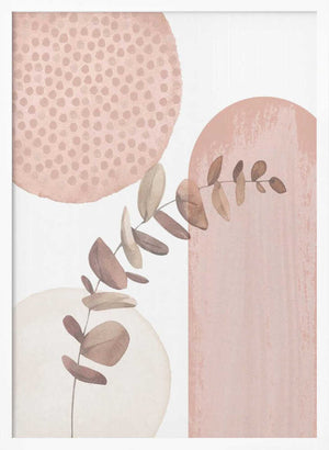 Tablou înramat „boho pink-3” de Sally Ann Moss