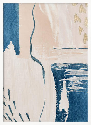 Tablou înramat „Calm Blues-2” de Sally Ann Moss