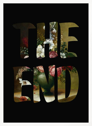 Tablou înramat „The End” de Famous When Dead