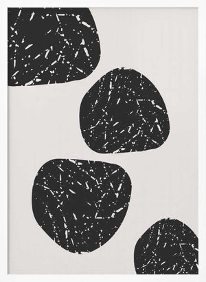 Tablou înramat „Black Rock” de Sally Ann Moss