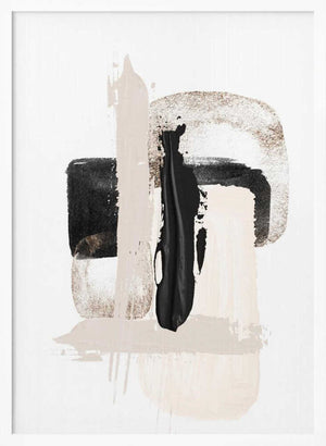 Tablou înramat „Brush Strokes-2” de Sally Ann Moss
