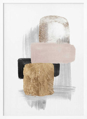 Tablou înramat „Brush Strokes-5” de Sally Ann Moss