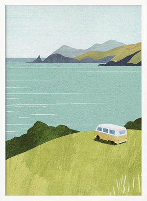 Tablou înramat „Van Life” de longwayhome